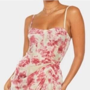 PrettyLittleThing Rose and Cream Camisole